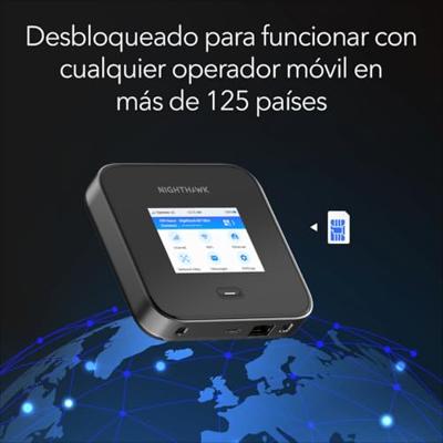 NETGEAR Nighthawk M7 Pro WiFi 7 5G Mobiele Hotspot Router (MR7500) - Tot 2.000 sq.ft. dekking met 6GHz-band, Verbindt tot 64 apparaten, 13 uur batterij en Multi-Gig beveiliging