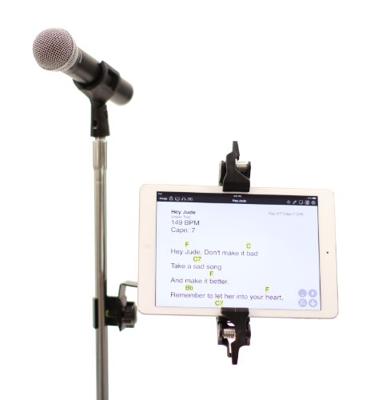 AirTurn Manos met Side Mount Clamp tablet houder - thumbnail