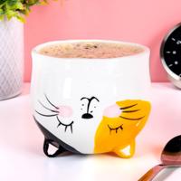 Ondersteboven kat mok - thumbnail