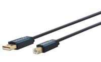 Clicktronic 70097 Casual USB 2.0 kabel - datakabel met stekkercombinatie A/B - thumbnail