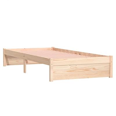 Bedframe massief hout 90x200 cm
