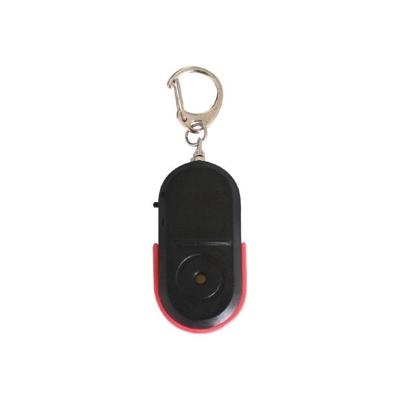 5 stuks draagbare anti-verloren alarm sleutel Finder draadloze fluit geluid LED licht Locator Finder (rood)