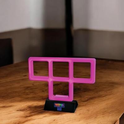 Tetris - Neon Light Paars