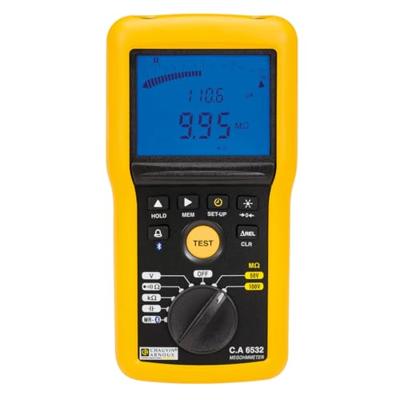 Chauvin Arnoux C.A 6532 Isolatiemeter 50 V, 100 V 20 GΩ
