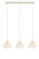 Light & Living Hanglamp 'Bisho' 3-lamps, kleur Crème - thumbnail