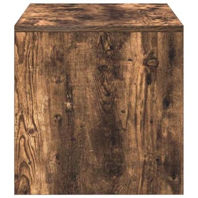 Tv-meubel 100x40x40 cm bewerkt hout gerookt eikenkleurig