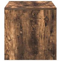 Tv-meubel 100x40x40 cm bewerkt hout gerookt eikenkleurig - thumbnail