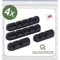 Quadrios 25CA579 Kabelhouder 25CA579 Zwart, Wit 4 stuk(s) - thumbnail