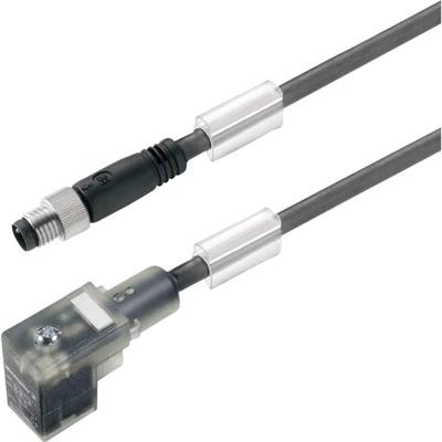 Weidmüller 1916700250 Sensor/actuator connector, geassembleerd M8 Aantal polen (sensoren): 3 Stekker, recht 2.50 m 1 stuk(s)