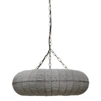 PTMD Hanglamp 'Lize', Glas, 51 x 17cm, kleur Transparant - thumbnail