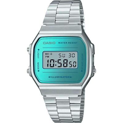 Casio A168WEM-2EF Zilverkleurig Heren horloge
