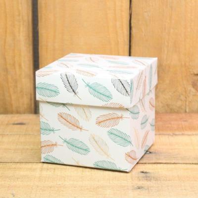 Bonbon doosjes - Chocolade doosje - Veertjes metallic - 24 stuks