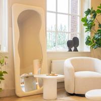 By-Boo Organische Spiegel 'Evol' Bouclé, 180 x 72cm - thumbnail