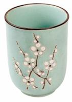 Theekop met kersenbloesemprint - Tokyo Design Studio - Soshun - 450ml - 11 x 8.5cm - thumbnail