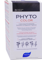 Phytocolor Permanente Haarkleuring 3 Chatain Fonce Intense en Natuurlijke Kleur - thumbnail