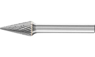 PFERD TOOLS 21115126 Freesstift Kegel Lengte 60 mm Afmeting, Ø 10 mm Werklengte 20 mm Schachtdiameter 6 mm