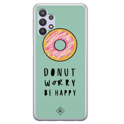 Samsung Galaxy A32 5G siliconen hoesje - Donut worry Samsung Galaxy A32 5G siliconen hoesje - Donut worry