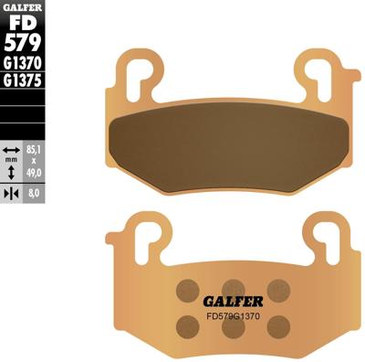 GALFER remblokken "fd579 brake pads sinter fd579 g1370