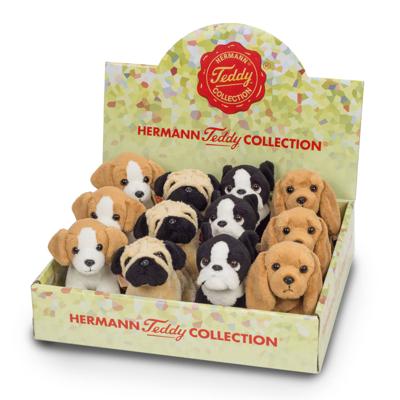 Hermann Teddy Hunde 4-fach Sort. 12 Cm Im Display
