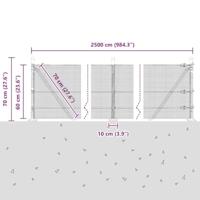 VidaXL Afrasteringspaal groen 25 x 0,6 m (12 x 12 mm gaas) - thumbnail