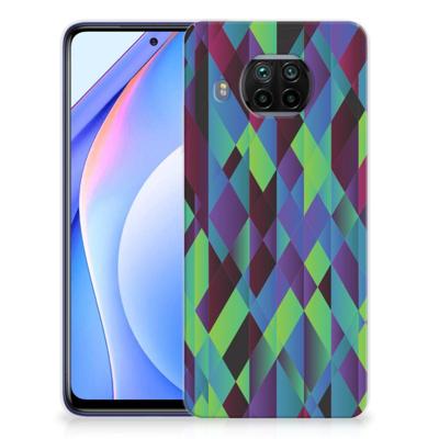 Xiaomi Mi 10T Lite | TPU Hoesje | Abstract Green Blue