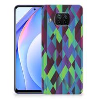 Xiaomi Mi 10T Lite | TPU Hoesje | Abstract Green Blue - thumbnail