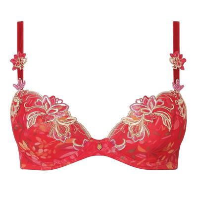 Lise Charmel lingerie Foret Rubis Push-up BH rood ACJ8517