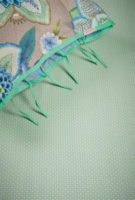 Pip Studio Pip Studio Cross Stitch - Licht groen 140x200 cm Hoekhoogte 35 cm