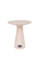 Zuiver Ronde Bijzettafel 'Victoria' Terrazzo, 41cm - thumbnail