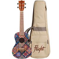Flight Art Series AUC-33 Fusion concert ukelele met gigbag - thumbnail