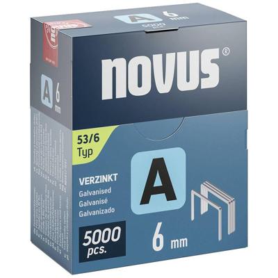 Novus Tools 042-0761 Nieten met fijn draad Type 53 5000 stuk(s) Afm. (l x b x h) 6 x 11.3 x 6 mm Novus Tools 042-0761 Nieten met fijn draad Type 53 5000 stuk(s) Afm. (l x b x h) 6 x 11.3 x 6 mm
