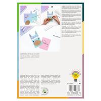 Designpapier met metallic effect FOLIA, 12 vellen meerkleurig - thumbnail