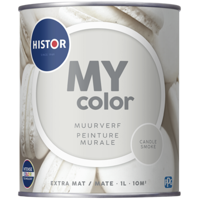 Histor MY color Muurverf Extra Mat - Candle Smoke