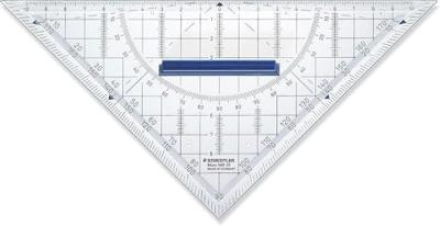 Staedtler Geodriehoek 568 35 Glas (helder) Lengte schijne zijde: 22 cm