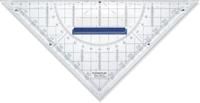 Staedtler Geodriehoek 568 35 Glas (helder) Lengte schijne zijde: 22 cm - thumbnail
