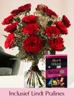 40 rode rozen - XXL rozen - Red Bentley - thumbnail