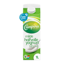 Campina Halfvolle Yoghurt 1 L bij Jumbo - thumbnail