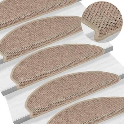 Trapmatten zelfklevend Sisal-Look 30 st 65x21x4 cm zand