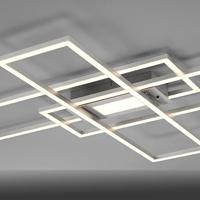 Just Light 14693-55 ASMIN LED-plafondlamp LED 45 W Staal - thumbnail