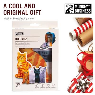 Monkey Business Koelelementen set van 2 - Kitty Monkey Business Koelelementen set van 2 - Kitty