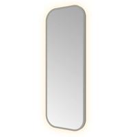 Hotbath &MORE Spiegel indirect LED color changing dimbaar met afstandbediening Geborsteld gunmetal PVD SSQ380BGP - thumbnail