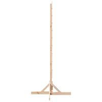 Kerstdecoratie kerstboom 180 cm massief hout - thumbnail