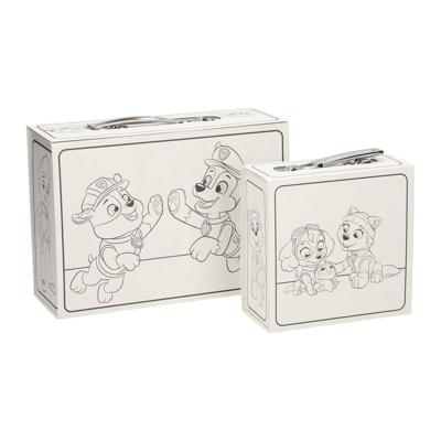 Wins Holland Kleur je eigen paw patrol koffertjes, set van 2