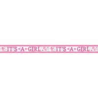 Amscan Folie banner it s a girl 7,62 m | 36 stuks - thumbnail