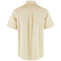 Fjallraven Övik Travel SS Shirt Heren Chalk White M - thumbnail