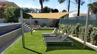 Nesling Coolfit schaduwdoek driehoek 90 graden antraciet 5 x 5 x 7.1 meter - thumbnail
