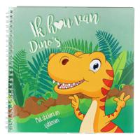 Mondikaarten Sticker- en sjablonenboek ik hou van dino's - thumbnail