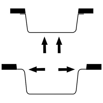 Gootsteen met overloopgat graniet zwart Gootsteen met overloopgat graniet zwart
