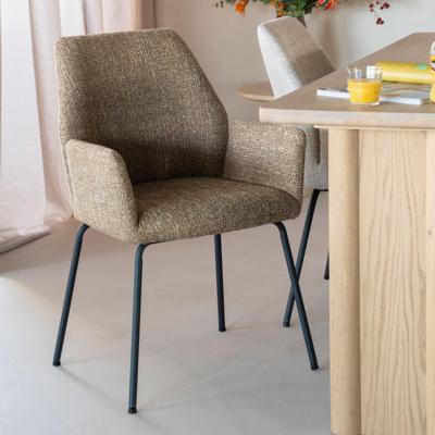 Eleonora Eetkamerstoel 'Indy' kleur Mosterd