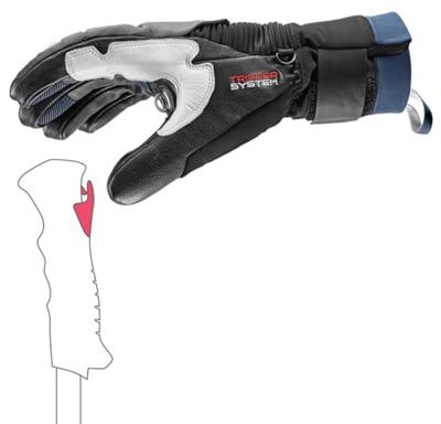 Leki Hevon Pro 3D - skihandschoenen, maat 8.0